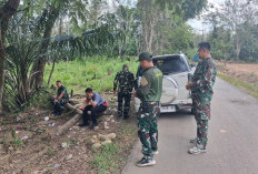 Dansatgas Survey Langsung Lokasi TMMD ke 128 Desa Lubuk Tampang Lahat, Persiapan Terus Ditingkatkan 