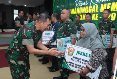Membanggakan! Kodam II Sriwijaya Sabet Dua Penghargaan di Lomba Tingkat Pusat Ini