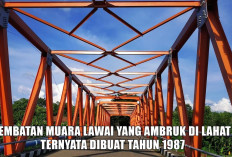 Jembatan Muara Lawai yang Ambruk di Lahat Ternyata Dibuat Tahun 1987