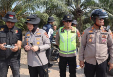 Polda Sumsel Perkuat Kesiapsiagaan Karhutla, Kapolres Ogan Ilir Pantau Lahan Gambut Gunakan Drone