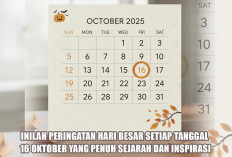 Inilah Peringatan Hari Besar Setiap Tanggal 16 Oktober yang Penuh Sejarah dan Inspirasi, Cari Tahu di Sini Yuk