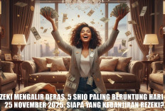 Rezeki Mengalir Deras, 5 Shio Paling Beruntung Hari Ini, 25 November 2025, Siapa yang Kebanjiran Rezeki?