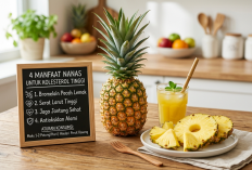 Bisa Jadi Obat Alami! Intip 4 Rahasia Nanas untuk Atasi Kolesterol Tinggi