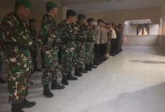 Sukses Pam Nataru Prajurit Kodim 0429/Lamtim Dapat Apresiasi dari Komandan