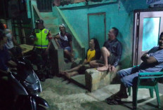 Babinsa Koramil 405-07 Pulau Pinang Bersama Petugas Ronda Malam Lakukan Mitigasi Kolaborasi