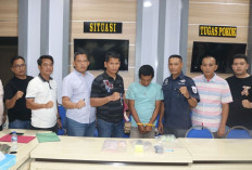 Wujud Sinergitas, Polres Lahat Terima Pelimpahan Tersangka Hasil Tangkapan Deninteldam II Sriwijaya