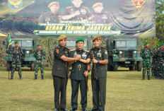 Pimpin Sertijab, Pangdam Serahkan Tongkat Komando Danyonarmed 15 Cailendra, Ini sosoknya