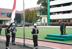 Arahan Panglima TNI yang Dibacakan Irdam II Sriwijaya pada Upacara Bendera Bulanan