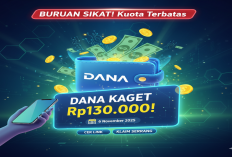 BURUAN SIKAT! DANA Kaget Rp130.000 6 November 2025, Kuota Terbatas, Klaim Sebelum Kehabisan!