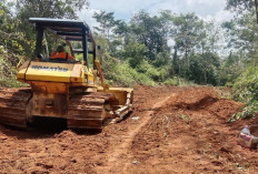 Akses Jalan Sepanjang 4,7 Km TMMD Ke-122 Kodim Lahat Mulai Dilakukan, Ini Penampakannya