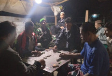 KOMPAK! Babinsa Koramil 405-10 Pagaralam dan Warga Bangun Rejo Pagaralam Perketat Keamanan