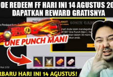 Buruan Klaim! Kode Redeem FF Hari ini 14 Agustus 2024, Dapatkan Reward Gratisnya