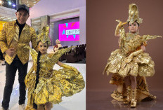 Model Cilik Asal Palembang, Adeeva Asheen Myeshary Tampil Memukau di JIKFP 2025