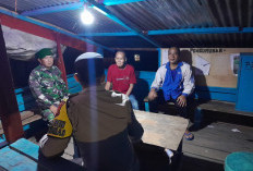 Sambil Diskusi, Anggota Babinsa Koramil 405-03 Kikim Laksankan Mitigasi Kolaborasi, Intip Yuk 