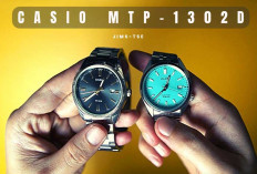 Desain Mirip Rolex Datejust, Ini Review Jam Tangan Casio MTP-1302D