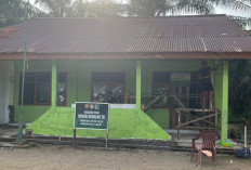Ini Cara Satgas TMMD Kodim Lahat Percantik Bangunan Gedung TK di Desa Lubuk Tampang
