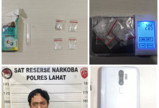 Polres Lahat Ungkap Kasus Narkoboy, Seorang Pengedar Diamankan, Ini Buktinya 