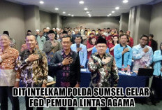 Gelar Focus Group Discussion, Dit Intelkam Polda Sumsel Ajak Pemuda Lintas Agama Jaga Predikat Zero Conflict