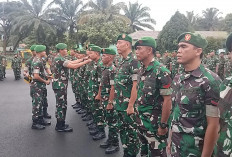 81 Prajurit Perwira, Bintara dan Tamtama Kodim 0405 Lahat Naik Pangkat, Ini Pesan Dandim