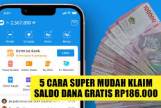 5 Cara Super Mudah Klaim Saldo DANA Gratis Rp186.000, Dijamin Cuan Langsung Masuk Dompet!