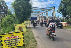 Jembatan Komering Martapura Batasi Truk Besar, Ini Tonase Maksimal yang Diizinkan
