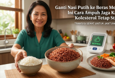 Ganti Nasi Putih ke Beras Merah, Ini Cara Ampuh Jaga Kadar Kolesterol Tetap Stabil
