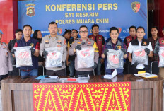 Ungkap Kasus Pembunuhan di Desa Gaung Asam, Wakapolres Muara Enim Gelar Press Rilis, Motifnya Ini