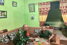 Pasiter Kodim 0405 Lahat Datangi Kediaman Tokoh Agama Lubuk Tampang, Kira-kira Bahas Soal Apa Ya