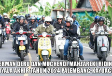 Riding Menyala Akhir Tahun 2024 Palembang-Kayuagung, Herman Deru dan Muchendi Mahzareki Punya Kesan Istimewa