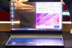 Lenovo Kenalkan Laptop Layar Transparan Pertama di Dunia, Intip Fitur Futuristiknya! 