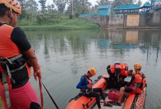Seorang Remaja SMK di LubukLinggau Tenggelam di Bendungan Watervang, Berikut Proses Pencariannya