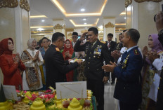 Jenderal Bintang 1 Korem Gatam Menghadiri Upacara dan Syukuran Hari Bhayangkara Ke-78