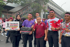 Rayakan Kemerdekaan, Brimob Polda Sumsel Sapa Warga Lewat Layanan Humanis di CFD Monpera
