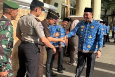Kejari Pagar Alam Tegaskan Dukungan Pelayanan Publik Optimal Melalui Apel Gabungan