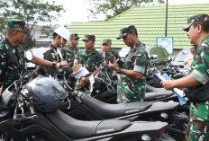 Sidak Kendaraan Dinas! Korem Gapo Cek Kelengkapan Surat dan Kondisi Fisik Randis