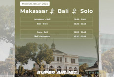 SUPER AIR JET JET Buka Rute Favorit Tujuan Bali Langsung dari Makassar dan Solo