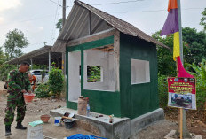 Mantap! Satgas TMMD Salatiga Sulap Pos Kamling Dusun Gompyong Jadi Kokoh dan Estetik