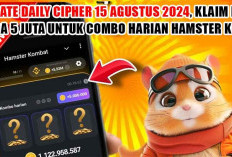 Update Daily Cipher Hari Ini , Klaim Koin Hingga 5 Juta untuk Combo Harian Hamster Kombat