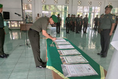 Dandim 0405 Lahat Lantik dan Sertijab 3 Perwira Sekaligus, Ini Nama-nama dan Posisinya