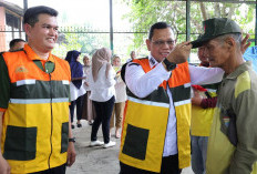 1.341 Pasukan Kuning DLH Dapat Kelengkapan Kerja, Ini Harapan Pj Walikota Palembang   