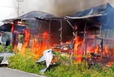 Gara-Gara Puntung Rokok Satu Rumah Habis Dilahap Si Jago Merah
