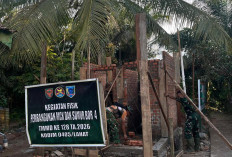 Pengerjaan Pembangunan MKC TMMD Kodim Lahat di Titik 4 Masuk Tahap Pengerjaan Ini