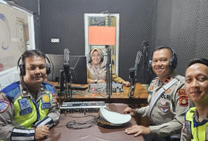 Jadi Narasumber di Radio, Ini Imbauan Anggota Satlantas Polres OKU Ke Masyarakat