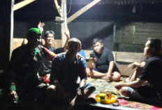 Babinsa Koramil 405-12 Kota Lahat Sambangi Satkamling Talang Jawa Utara, Ini Buktinya 