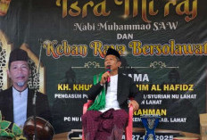 Keban Jaya Lahat Bersolek, Peringati Isra Miraj 1446 H, Pemdes Datangkan Figur Ini