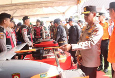 Jenderal Bintang 2 di Polda Sumsel Hadiri Apel Siaga Karhutla 2025