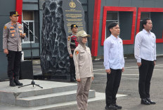 Kapolres Lahat Pimpin Apel Pagi, Tekankan Disiplin dan Pelayanan Humanis, Ini Tujuannya 