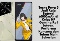 Tecno Pova 5 Jadi Raja Baterai 6000mAh di Kelas HP Gaming Rp1 Jutaan, Performa Kencang dan Tahan Main Seharian