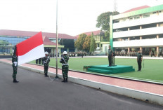 Konsisten Gelar Upacara Bendera Mingguan, Aslog Kasdam Tekankan Disiplin sebagai Pondasi Integritas