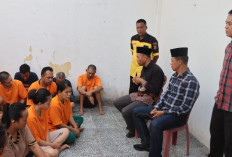 37 Narpidana Tahanan Polres OKU Timur Ikuti Program Binrohtal